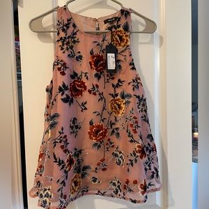 Miss Me floral tank